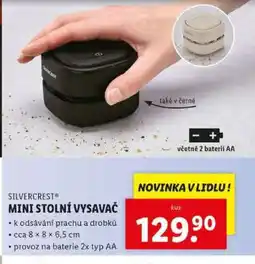 Lidl SILVERCREST MINI STOLNÍ VYSAVAČ nabídka