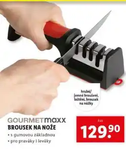 Lidl GOURMETmaxx Brousek na nože nabídka