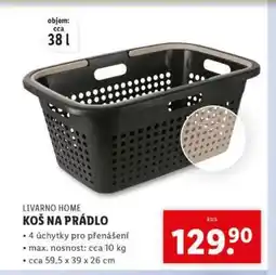 Lidl LIVARNO home KOŠ NA PRÁDLO nabídka