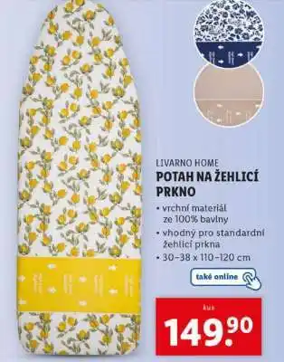 Lidl LIVARNO HOME Potah na žehlicí prkno nabídka