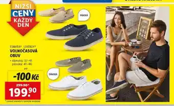 Lidl ESMARA LIVERGY VOLNOČASOVÁ OBUV nabídka