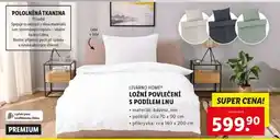 Lidl LIVARNO HOME LOŽNÍ POVLEČENÍ S PODÍLEM LNU nabídka
