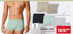 Lidl LIVERGY BOXERKY 3 KUSY nabídka