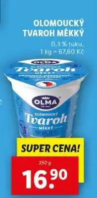 Lidl Olomoucký tvaroh měkký nabídka
