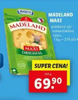 Lidl MADELAND MAXI nabídka