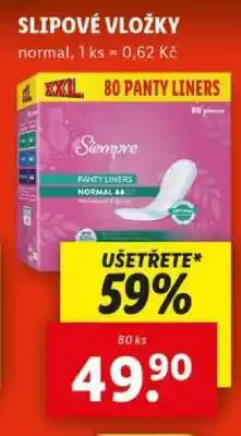 Lidl Siempre Slipové vložky nabídka