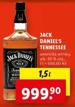 Lidl JACK DANIEL'S TENNESSEE nabídka
