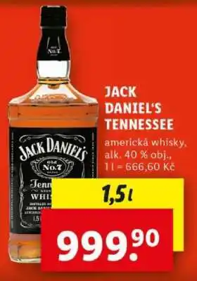 Lidl JACK DANIEL'S TENNESSEE nabídka