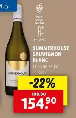 Lidl SUMMERHOUSE SAUVIGNON BLANC nabídka