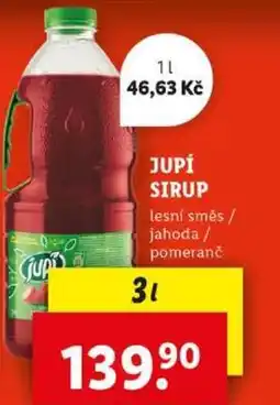 Lidl Jupí sirup nabídka