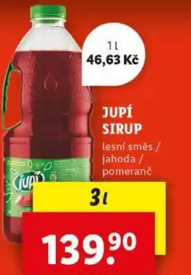 Lidl Jupí sirup nabídka