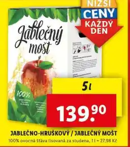 Lidl JABLEČNO HRUŠKOVÝ JABLEČNÝ MOŠT nabídka