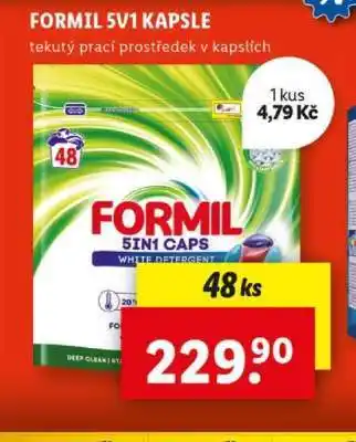 Lidl FORMIL 5v1 KAPSLE nabídka