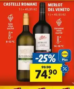 Lidl CASTELLI ROMANI nabídka