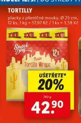 Lidl TORTILLY nabídka