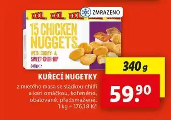 Lidl Kuřecí nugetky nabídka