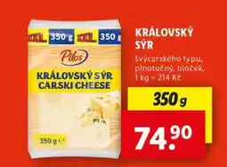 Lidl Královský sýr nabídka
