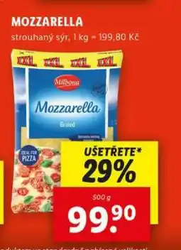 Lidl MILBONA MOZZARELLA nabídka