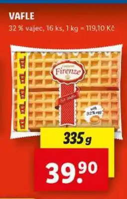 Lidl Vafle nabídka