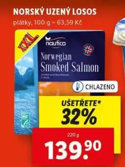 Lidl NORSKÝ UZENÝ LOSOS nabídka