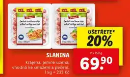 Lidl SLANINA nabídka