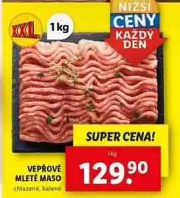 Lidl Vepřové mleté maso nabídka