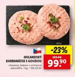 Lidl HOLANDSKÝ KARBANÁTEK S GOUDOU nabídka