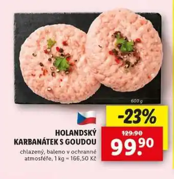 Lidl HOLANDSKÝ KARBANÁTEK S GOUDOU nabídka