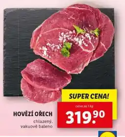 Lidl Hovězí ořech nabídka