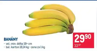Makro Banány nabídka