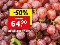 Lidl ČERVENÉ HROZNY STOLNÍ nabídka