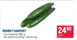 Makro Okurky hadovky nabídka