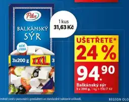 Lidl Balkánský sýr nabídka