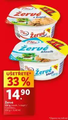 Lidl ŽERVÉ nabídka