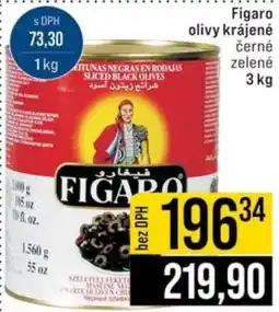 Jip Figaro olivy krájené černé zelené nabídka