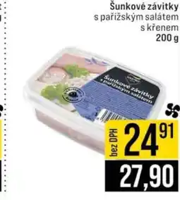 Jip Šunkové závitky s pařížským salátem s křenem nabídka