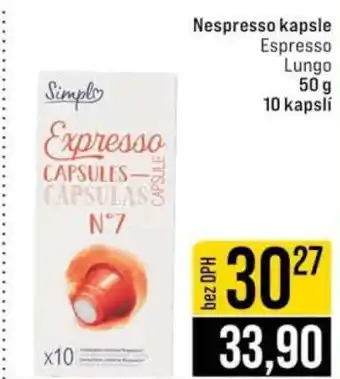 Jip Nespresso kapsle nabídka