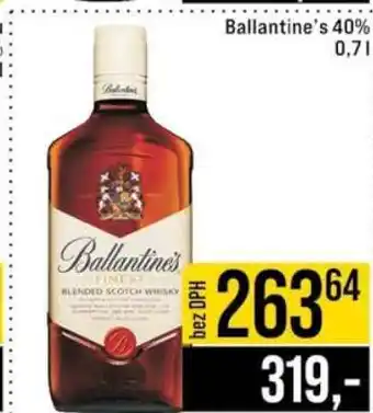 Jip Ballantine's 40% 0,7 l nabídka