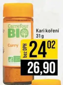 Jip Kari koření nabídka