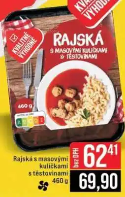 Jip Rajská s masovými kuličkami s těstovinami nabídka