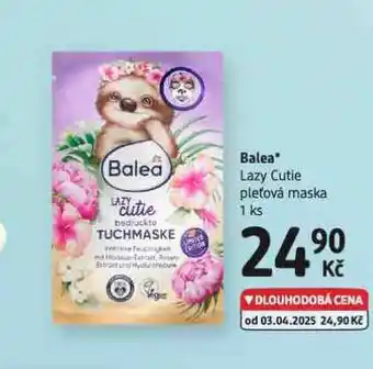 dm drogerie Balea pleťová maska nabídka