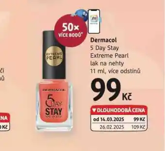 dm drogerie Dermacol lak na nehty nabídka