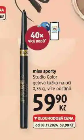dm drogerie Miss sporty gelová tužka na oči nabídka
