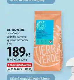 dm drogerie Tierra verde odstraňovač vodního kamene nabídka
