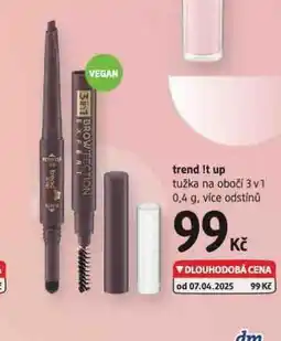 dm drogerie Trend it up tužka na obočí nabídka