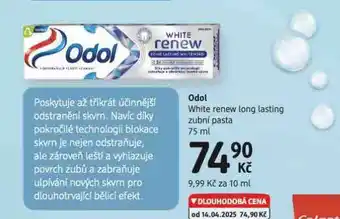 dm drogerie Odol white renew zubní pasta nabídka