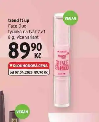 dm drogerie Trend it up tyčinka na tvář nabídka