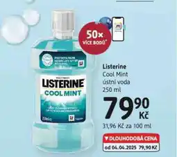dm drogerie Listerine ústní voda nabídka