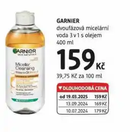 dm drogerie Garnier micelární voda nabídka