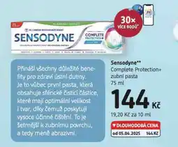 dm drogerie Sensodyne zubní pasta nabídka
